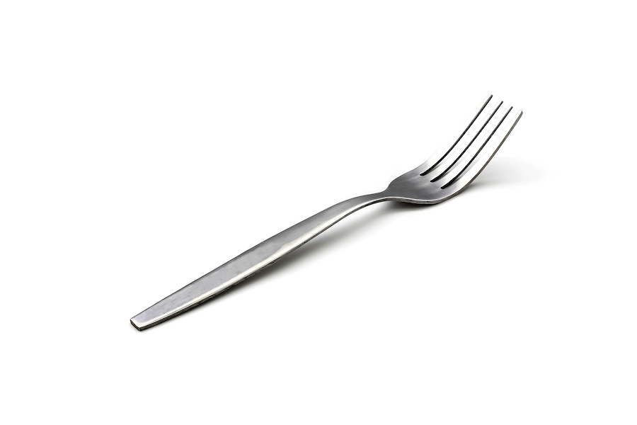 fork isolated on white background